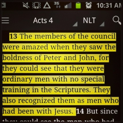 Acts 4 be bold